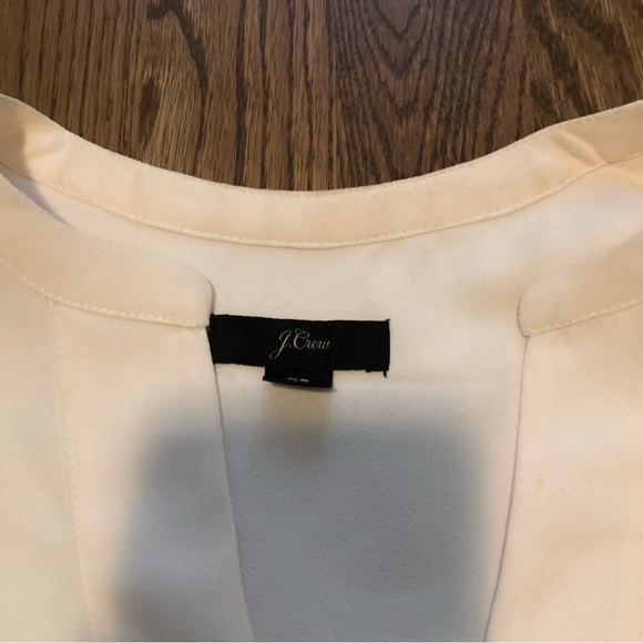 J Crew White Blouse - Picture 2 of 4